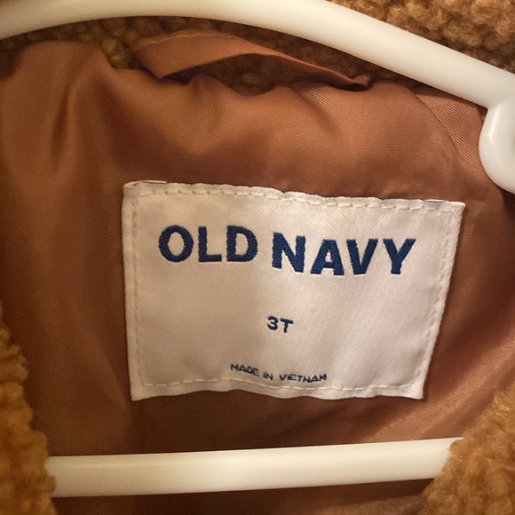 Coffee Sherpa coat teddy bear size 3 - Picture 2 of 5